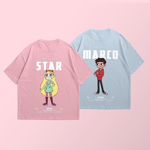 Star and Marco Couple Tshirt