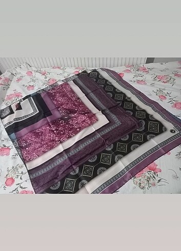 Violla Dijital twill eşarp 