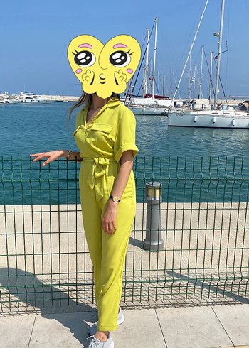 Açık Yeşil Kemerli Midi Tulum