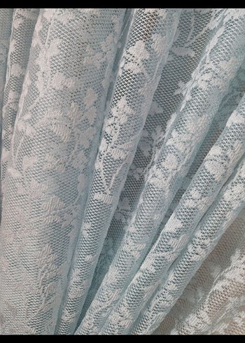 İşlemeli Mavi Modern Klasik Perde - Görsel 7