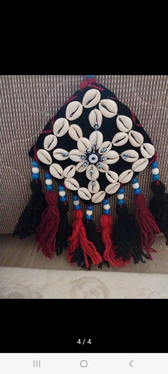 Bohem Tarzı Deniz Kabuklu Duvar Süsü - Görsel 4