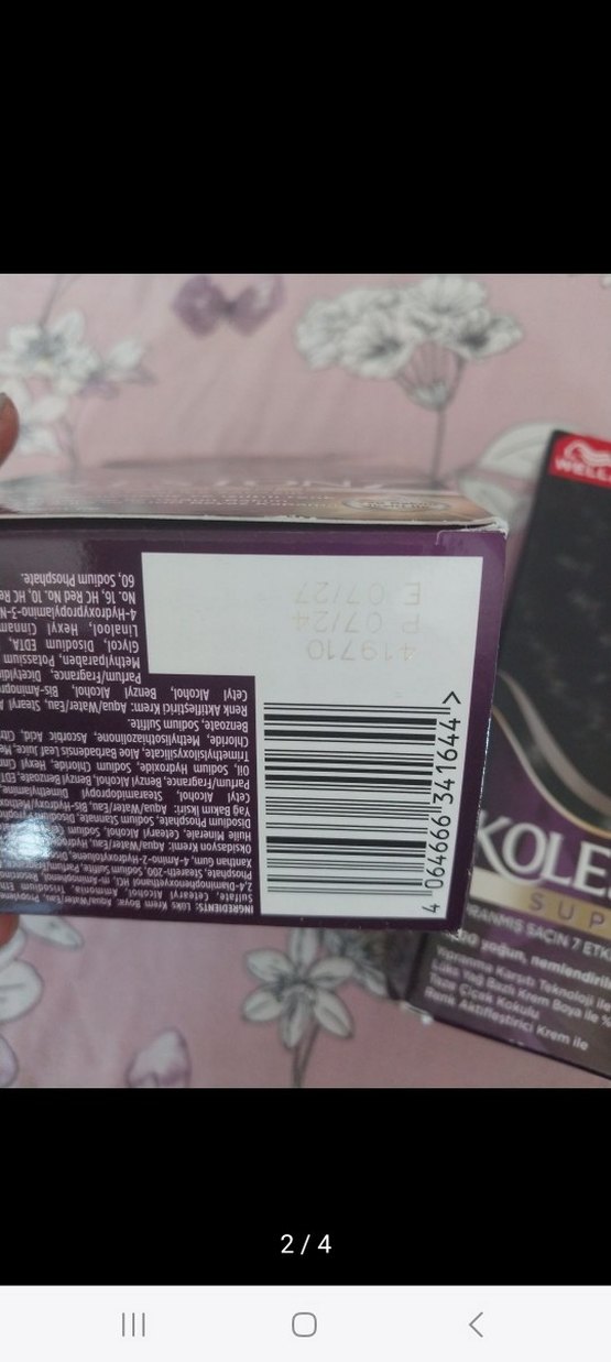 Wella Koleston 7 Saç Boyası 2/0 Doğal Siyah - Görsel 2