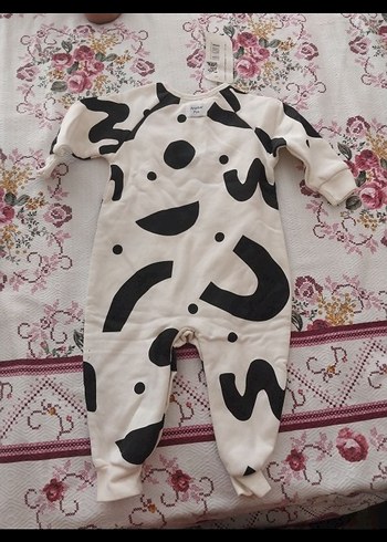 Uzun Kollu Baskılı Bebek Tulum - Görsel 3