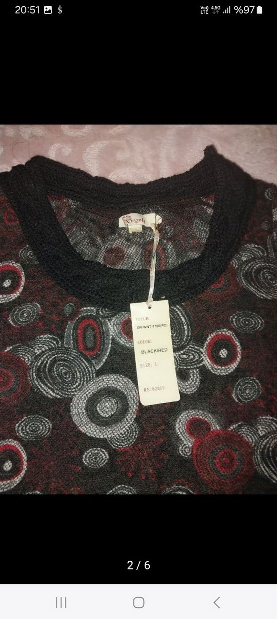 Bohem Desenli Kısa Kollu Midi Elbise - Görsel 2