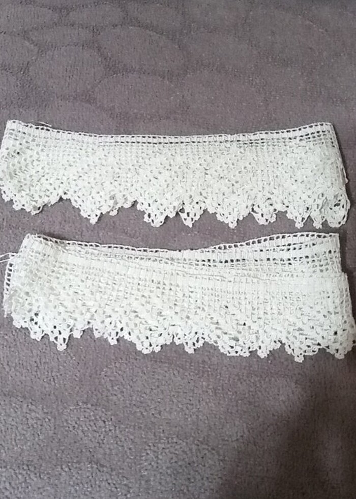 El işi yastık ve nevresim kenarı 3 parça  - Görsel 3