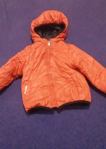 çift taraflı giyilir 

Kamuflaj Desenli Erkek Çocuk Mont - Görsel 2