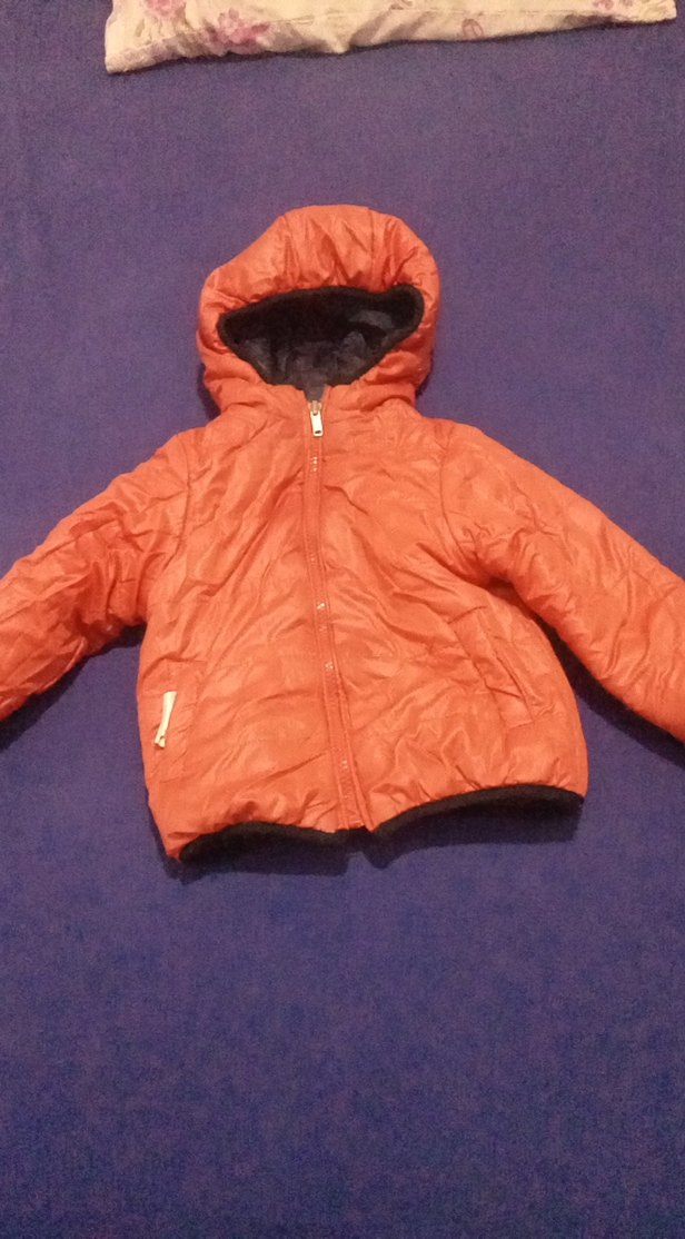 çift taraflı giyilir 

Kamuflaj Desenli Erkek Çocuk Mont - Görsel 2