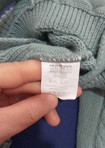 Gri Triko Erkek Çocuk Askılı Pantolon - Görsel 4