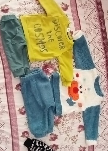 3ila 6 ay arası iki takım erkek çocuk giyim - Görsel 2