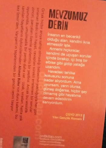 Mevzumuz Derin - Ahmet Büke - Görsel 2