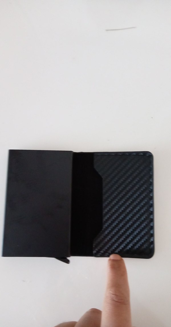 Siyah Minimalist Erkek Cüzdan - Görsel 2