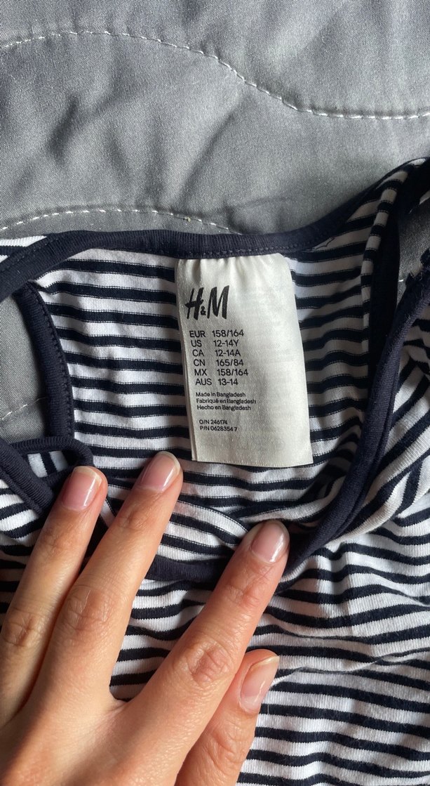 Çizgili Kız Çocuk Atlet - Görsel 2