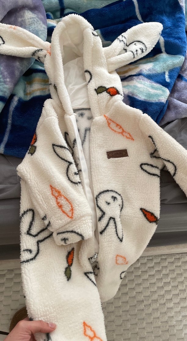 Beyaz Desenli Bebek Erkek Tulumu - Görsel 2