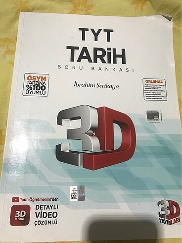 3-d Tyt test kitabı+üç dört beş yayınları soru bankası