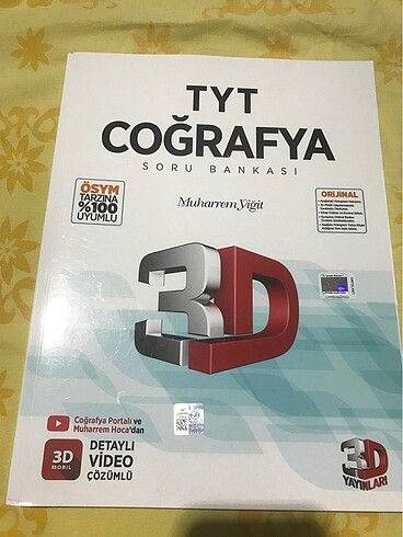 3d tyt coğrafya + üç dört beş soru bankası