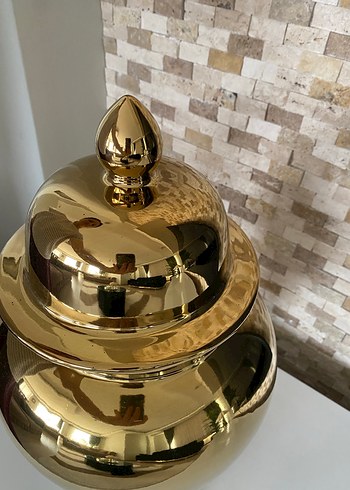 Parlak Altın Renkli Küp - Görsel 3