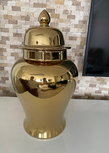 Parlak Altın Renkli Küp - Görsel 4