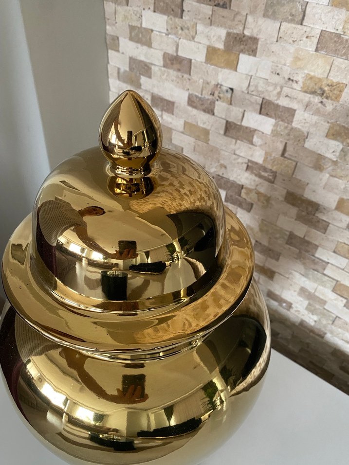 Parlak Altın Renkli Küp - Görsel 3