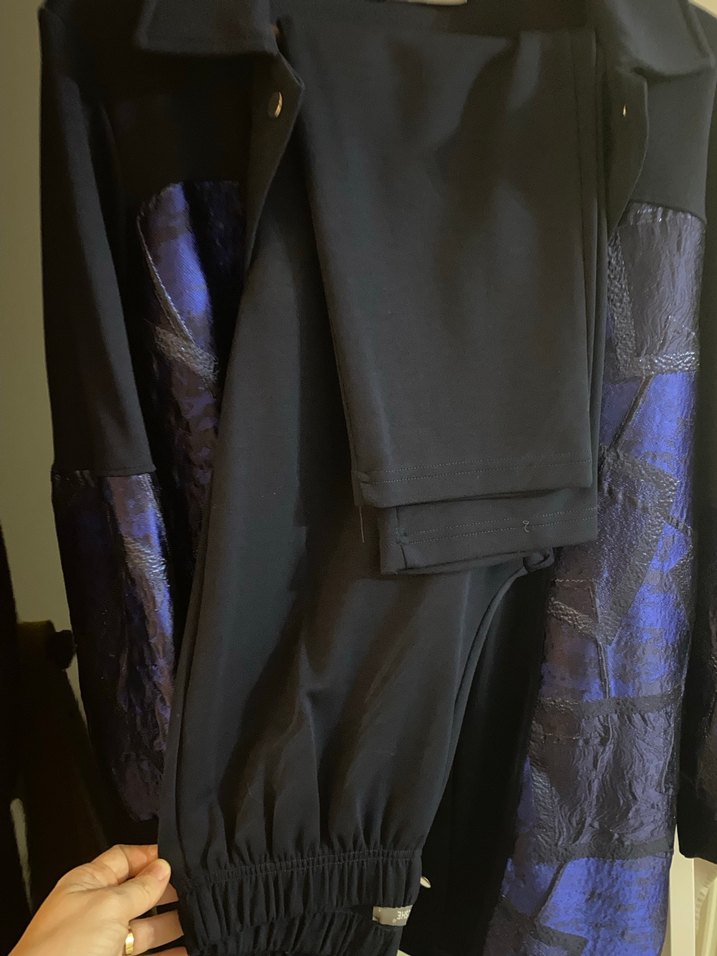 Lacivert Desenli Takım - Görsel 5