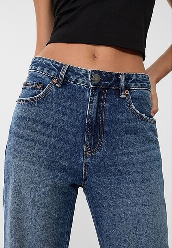 Stradivarius D92 Straight Wide Jean