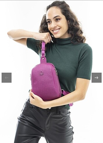 Benetton Mürdüm Sırt Çantası 