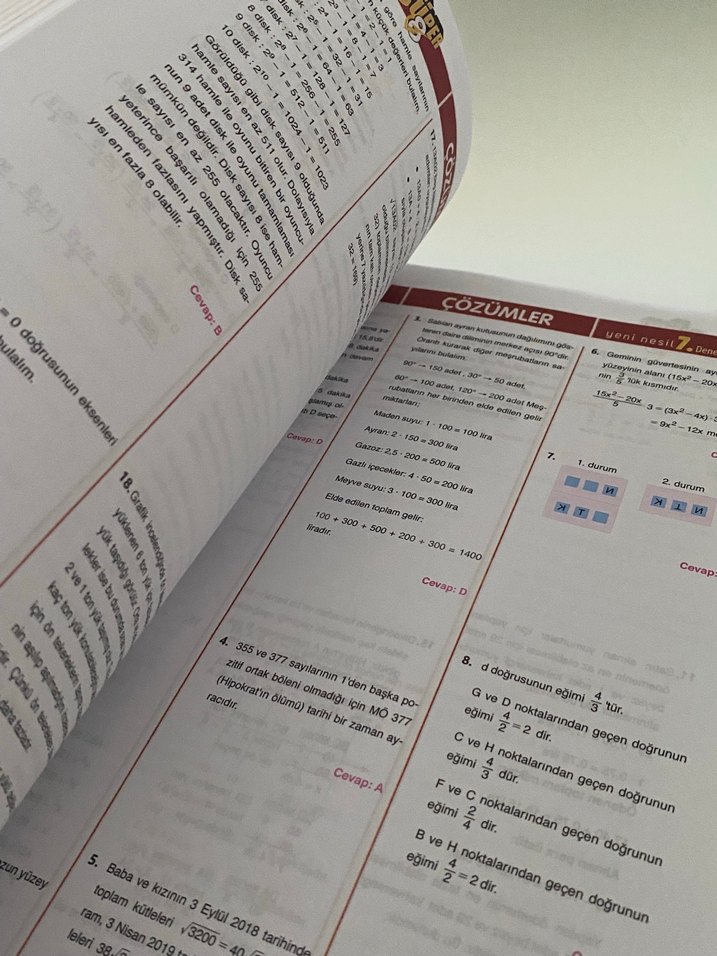 8. Sınıf LGS Matematik Deneme Sınavı - Görsel 3