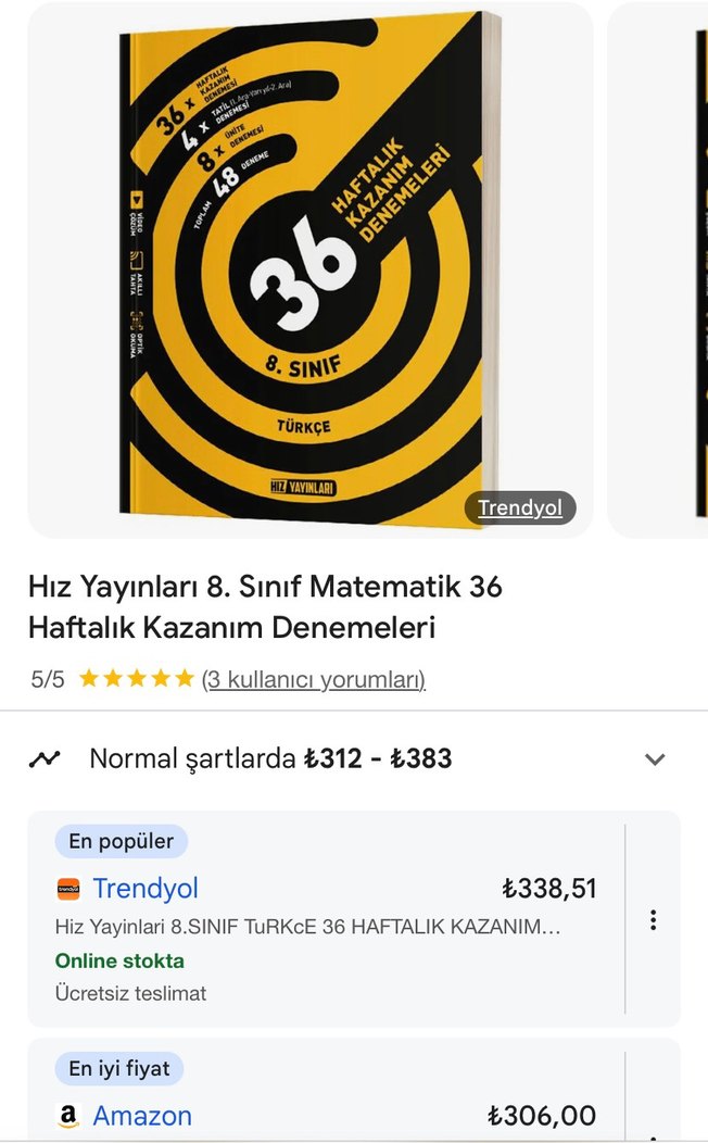 8. Sınıf Türkçe Kazanım Denemeleri - Görsel 4