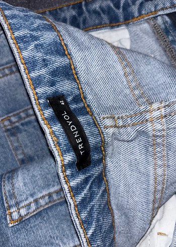 Trendyol Kadın Mavi Denim Jean 42 beden - Görsel 2