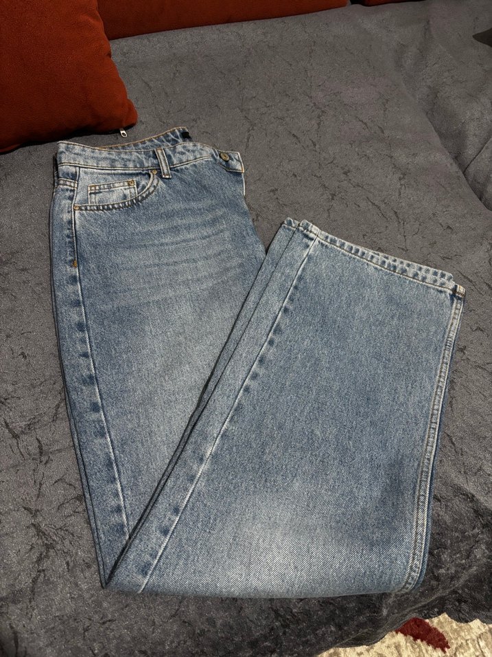 Trendyol Kadın Mavi Denim Jean 42 beden - Görsel 4