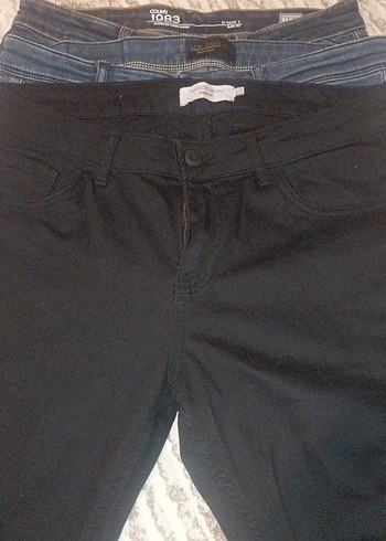 LC Waikiki Siyah Duz Kesim Jean Pantolon 31 33 34