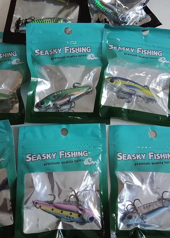 Renkli Metal Balıkçı Yemleri 3'lü Set - Görsel 5