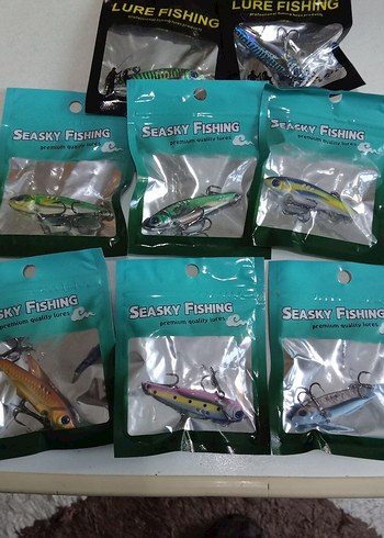 Renkli Metal Balıkçı Yemleri 3'lü Set - Görsel 3