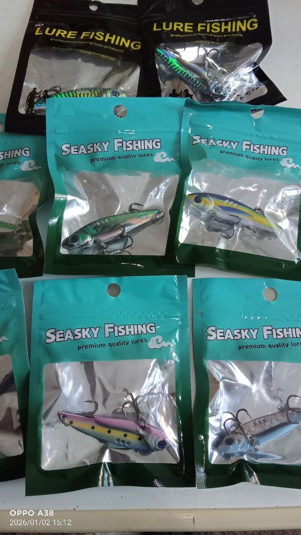 Renkli Metal Balıkçı Yemleri 3'lü Set - Görsel 5