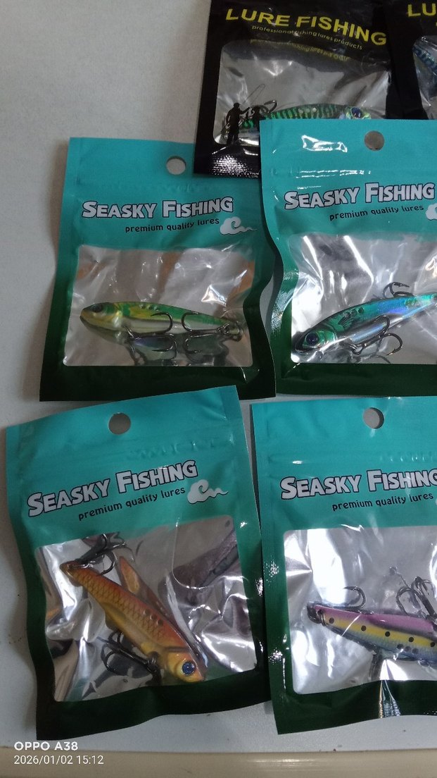 Renkli Metal Balıkçı Yemleri 3'lü Set - Görsel 4