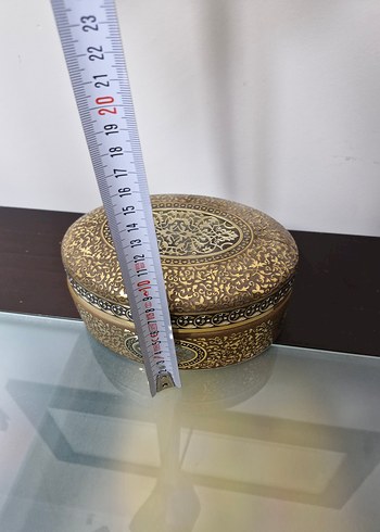 Altın Renkli Parlak Pudra Kutusu - Görsel 8