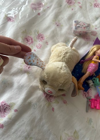 Barbie Sesli köpek ve barbieler