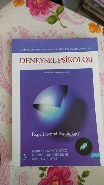 DENEYSEL PSİKOLOJİ 