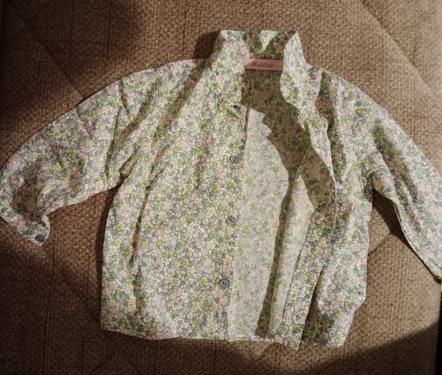 Kız Çocuk Bej Bohem Uzun Kollu Gömlek - Görsel 3