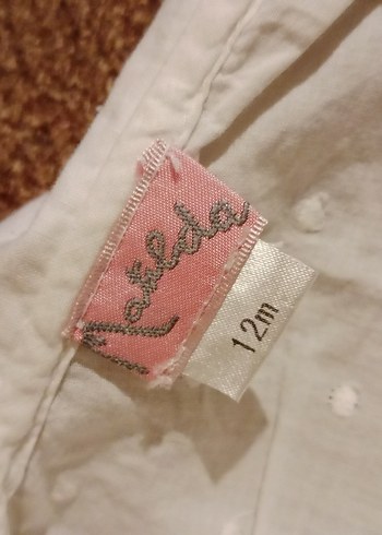 Nakışlı Pembe Bebek Önlüğü - Görsel 2