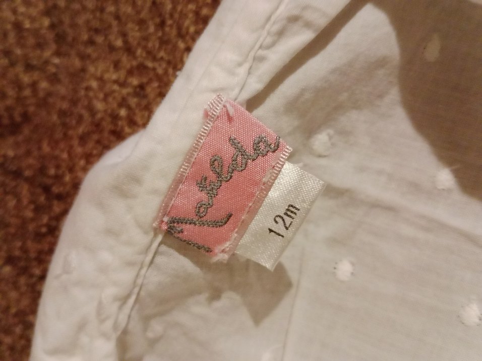 Nakışlı Pembe Bebek Önlüğü - Görsel 2