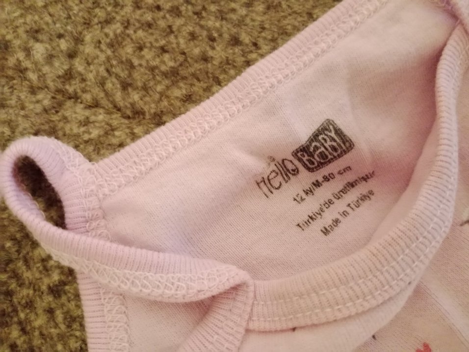 Pembe Askılı Bebek Çıtçıtlı Body - Görsel 2