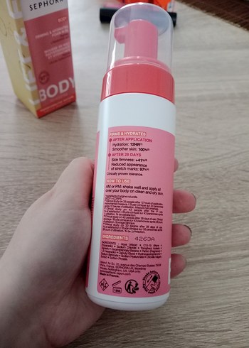 Sephora Vücut Sıkılaştırıcı ve Nemlendirici Köpük - Görsel 3