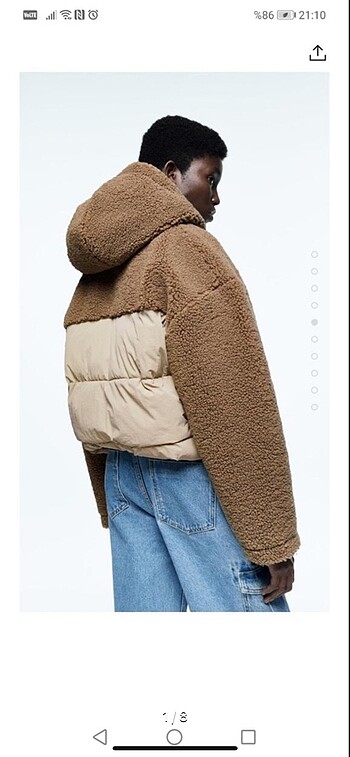 Zara Peluş Mont
