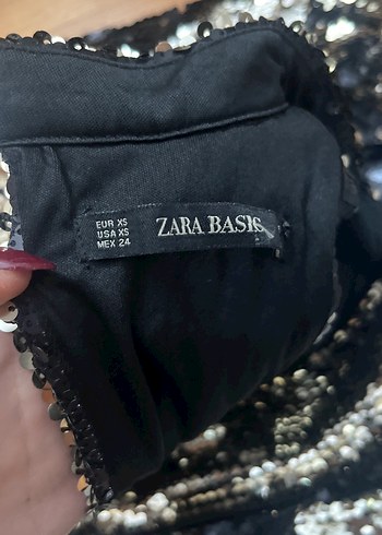 Siyah Yılan Desenli Payetli Uzun Abiye Elbise - Görsel 3