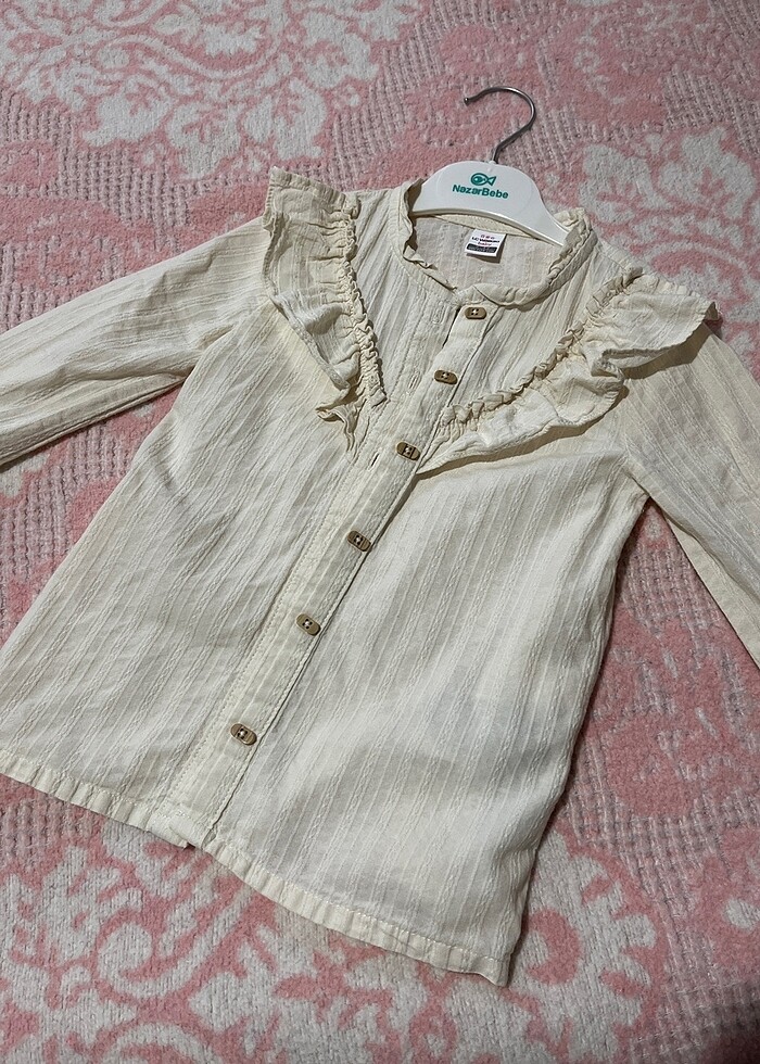 Kız çocuk gömlek - Görsel 3