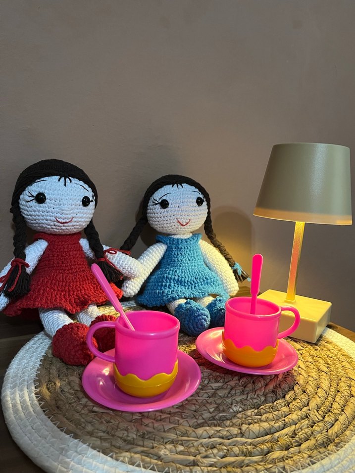 Renkli Örgü Bebekler - Görsel 3