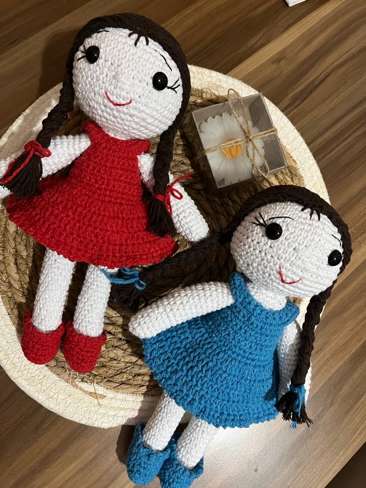 Renkli Örgü Bebekler - Görsel 4