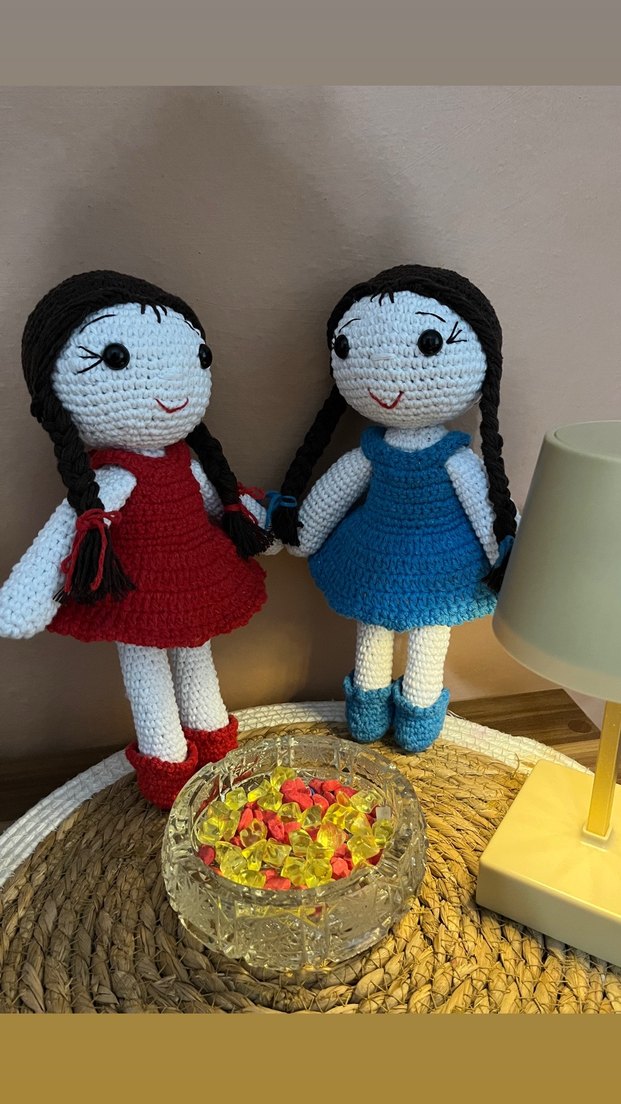 Renkli Örgü Bebekler - Görsel 2