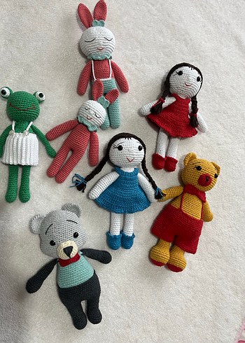 Renkli El Örgüsü Peluş Oyuncaklar - Görsel 3