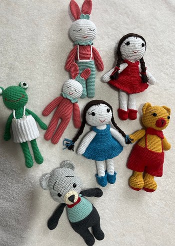 Renkli El Örgüsü Peluş Oyuncaklar - Görsel 2